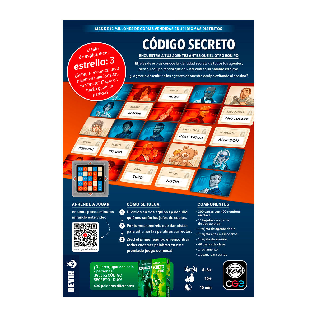 Código Secreto - Juego de Mesa