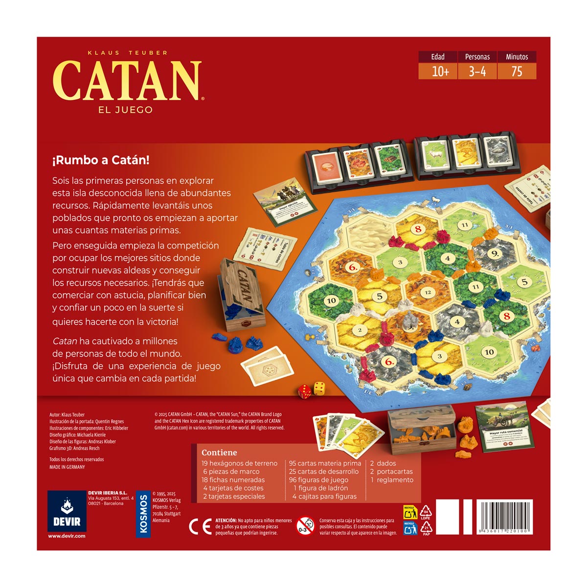 Catan: El Juego - Juego de Mesa