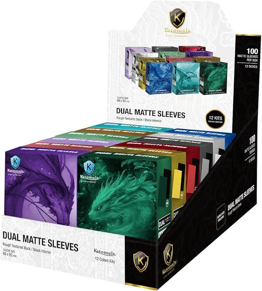 Sleeves Matte Katomula - Distintos colores, 100 sleeves/caja